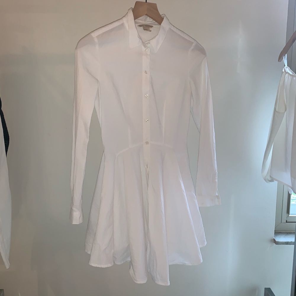 H&M long sleeve peplum dress and blouse